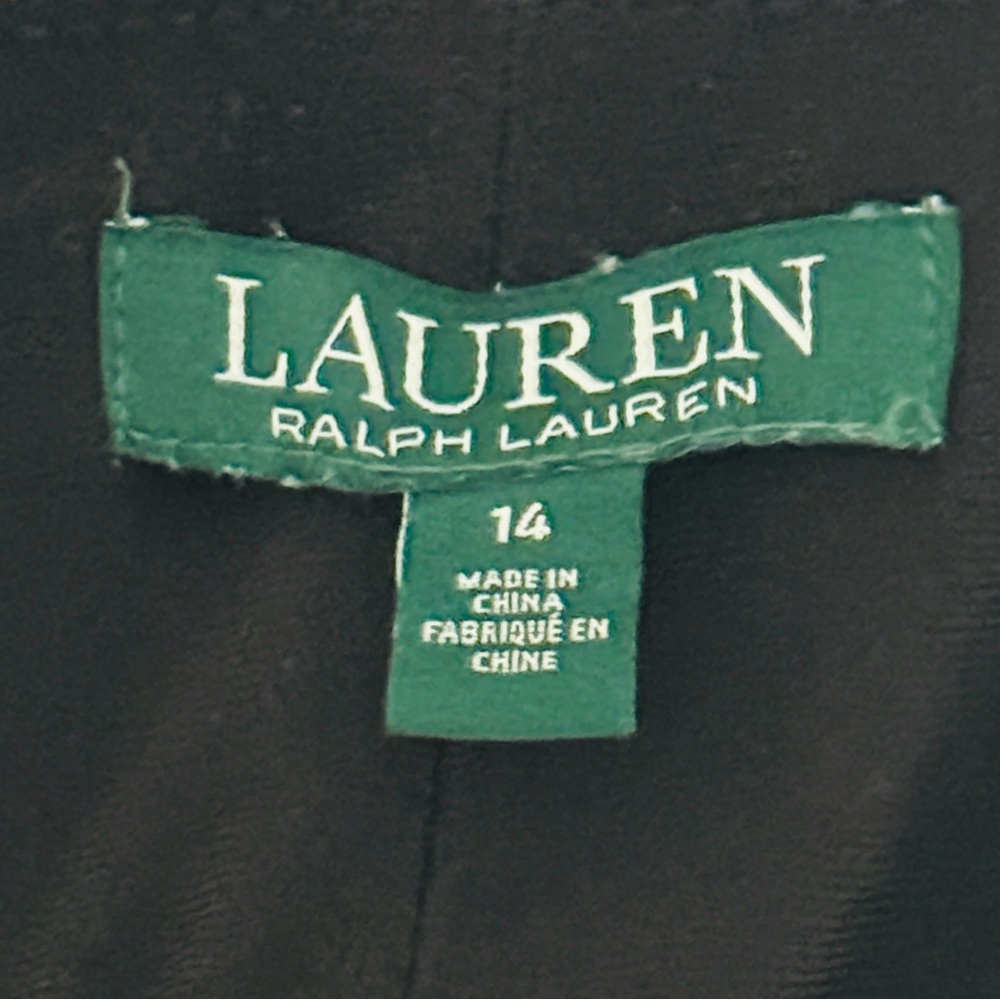 Ralph Lauren Black Floral Blouse - Picture 2 of 9